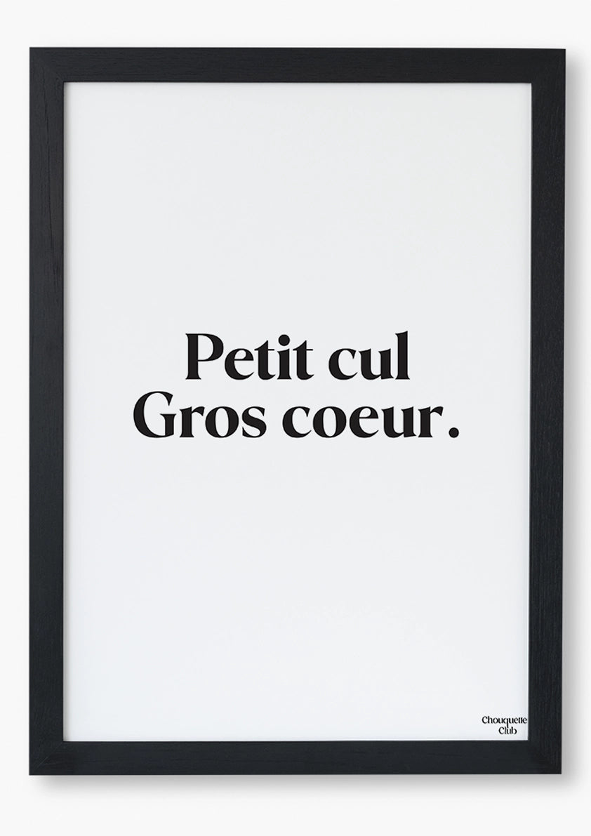 affiche graphique noir et blanc