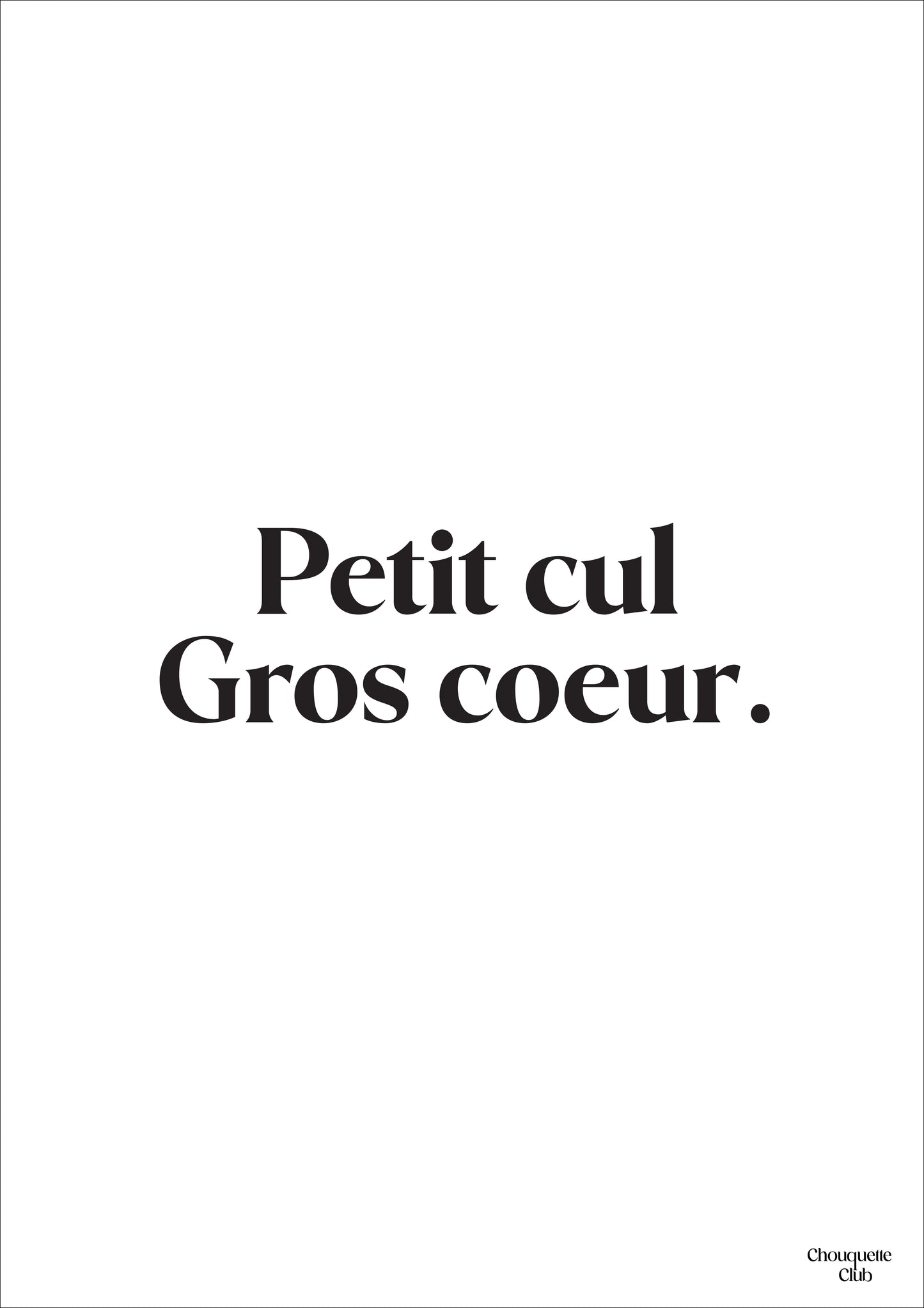affiche graphique noir et blanc