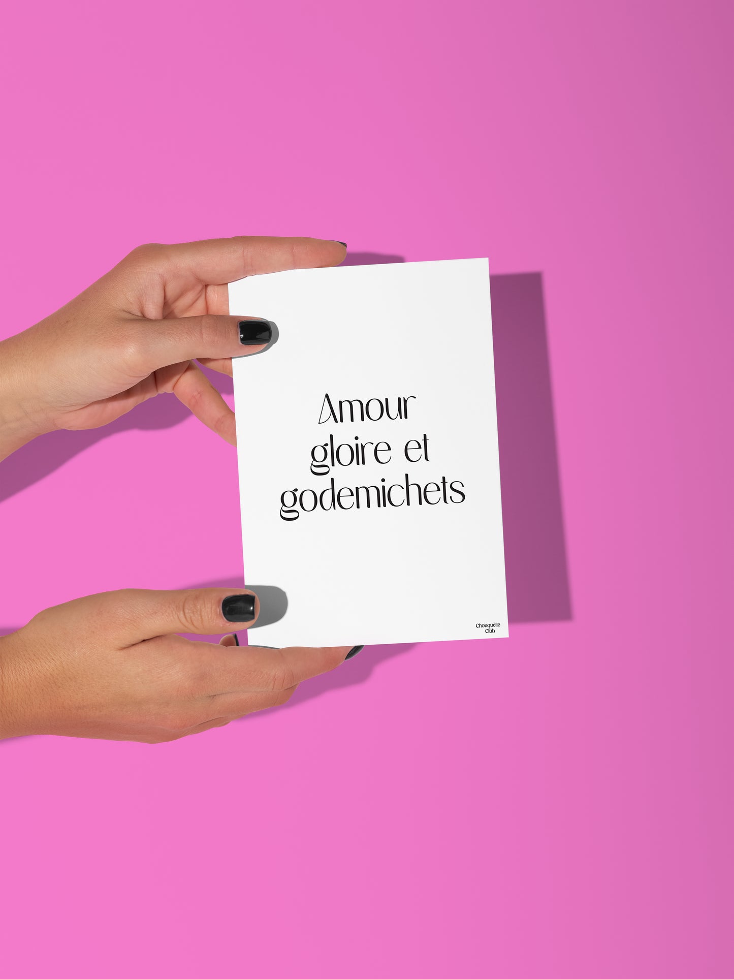 Carte postale "Amour, gloire et godemichets"