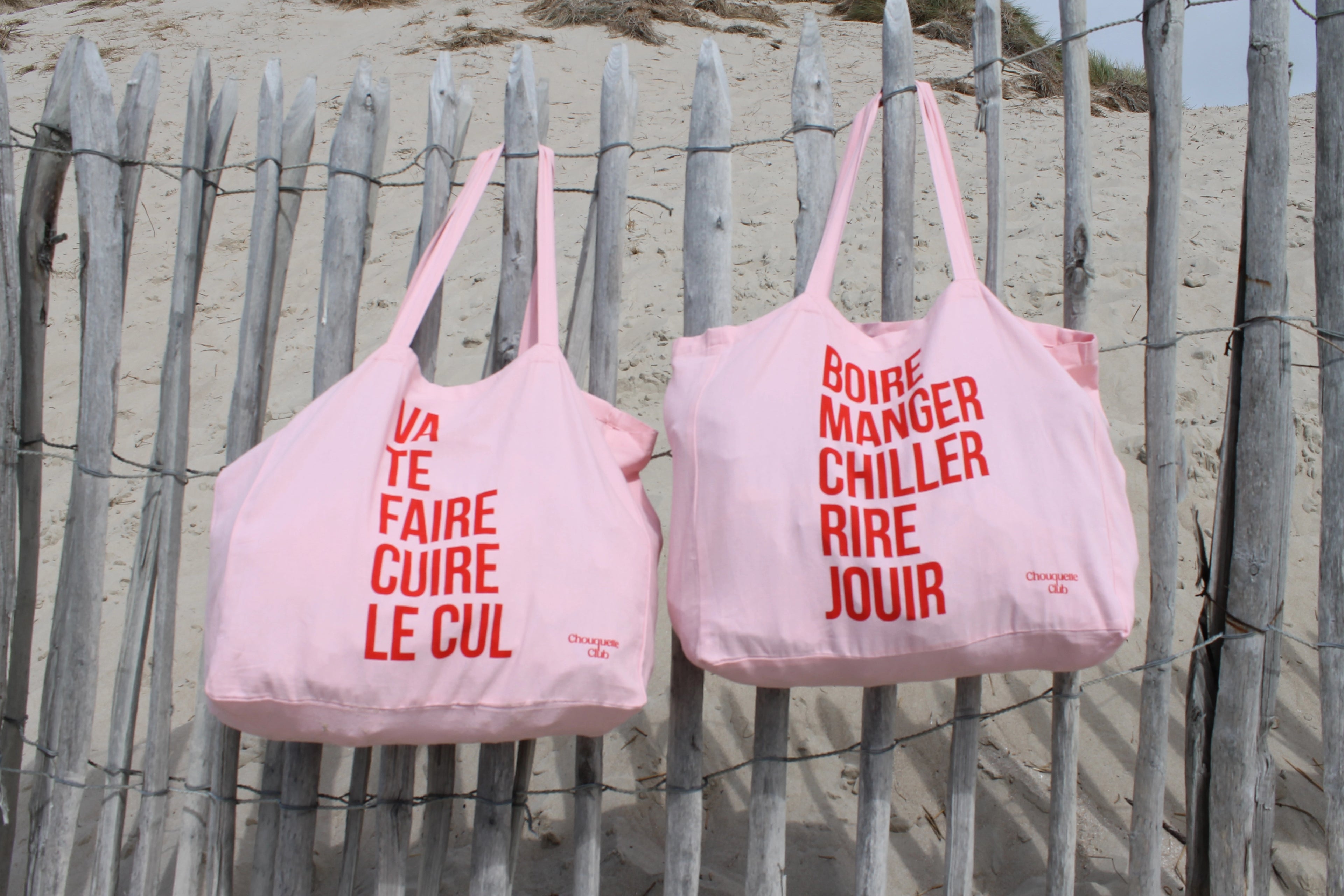 les sacs chouquette club à la plage