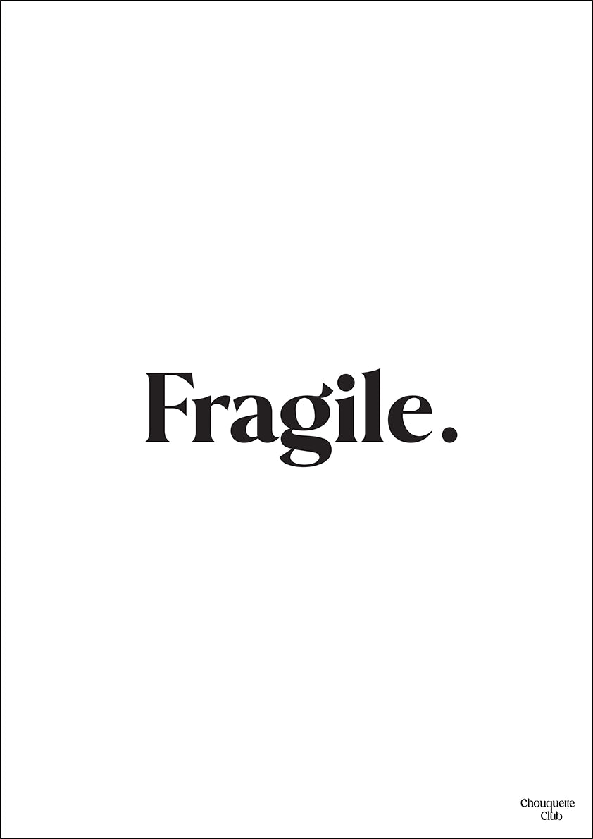 affiche graphique noir et blanc