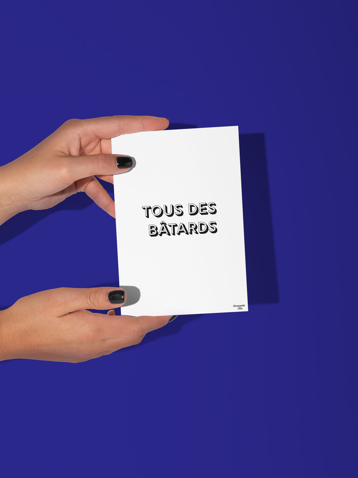 Carte postale Tous des bâtards