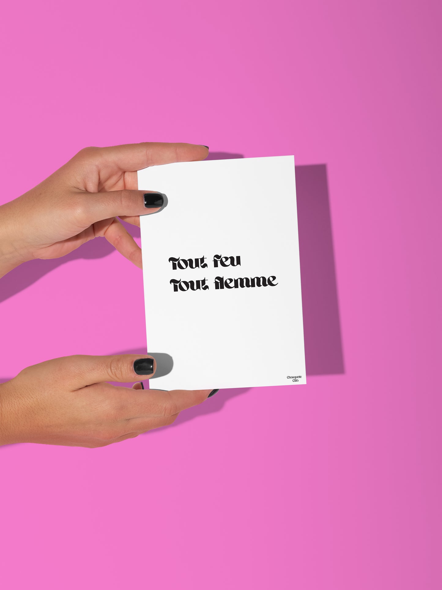 Carte postale Tout feu, tout flemme