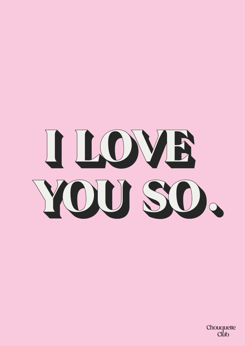 affiche i love you so chouquette club