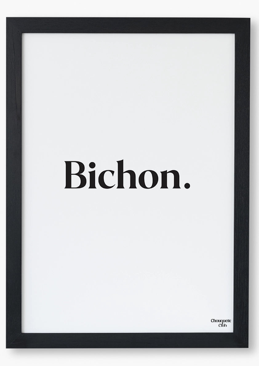affiche noir et blanc