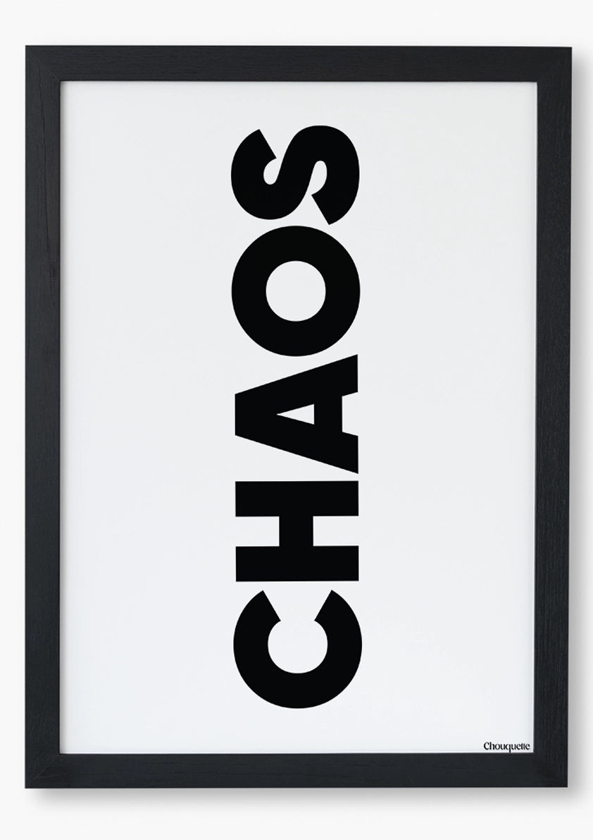 cadre noir affiche graphique noir et blanc