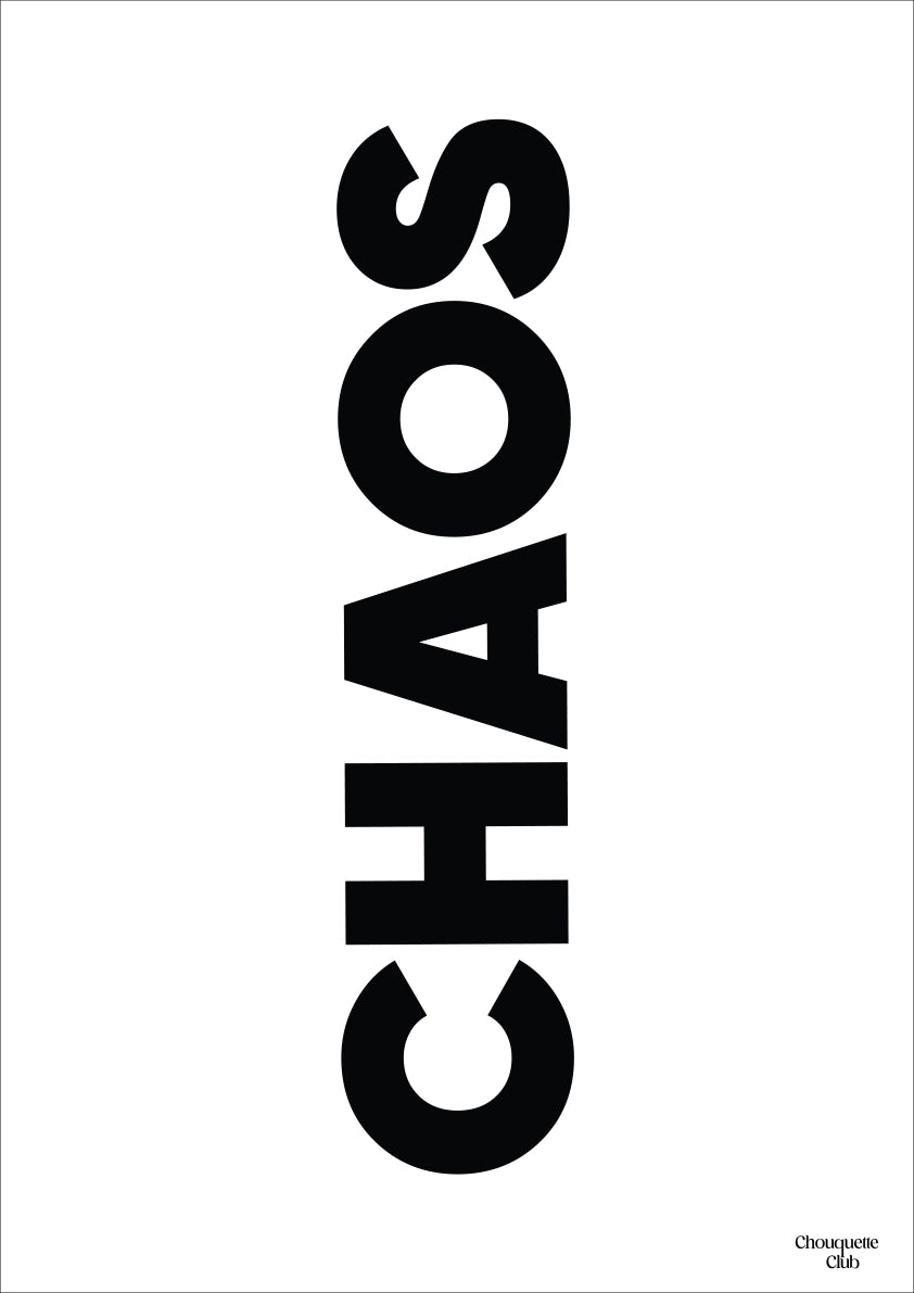 affiche noir et blanc