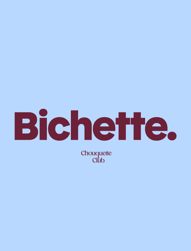 Mug "Bichette"bordeaux et bleu
