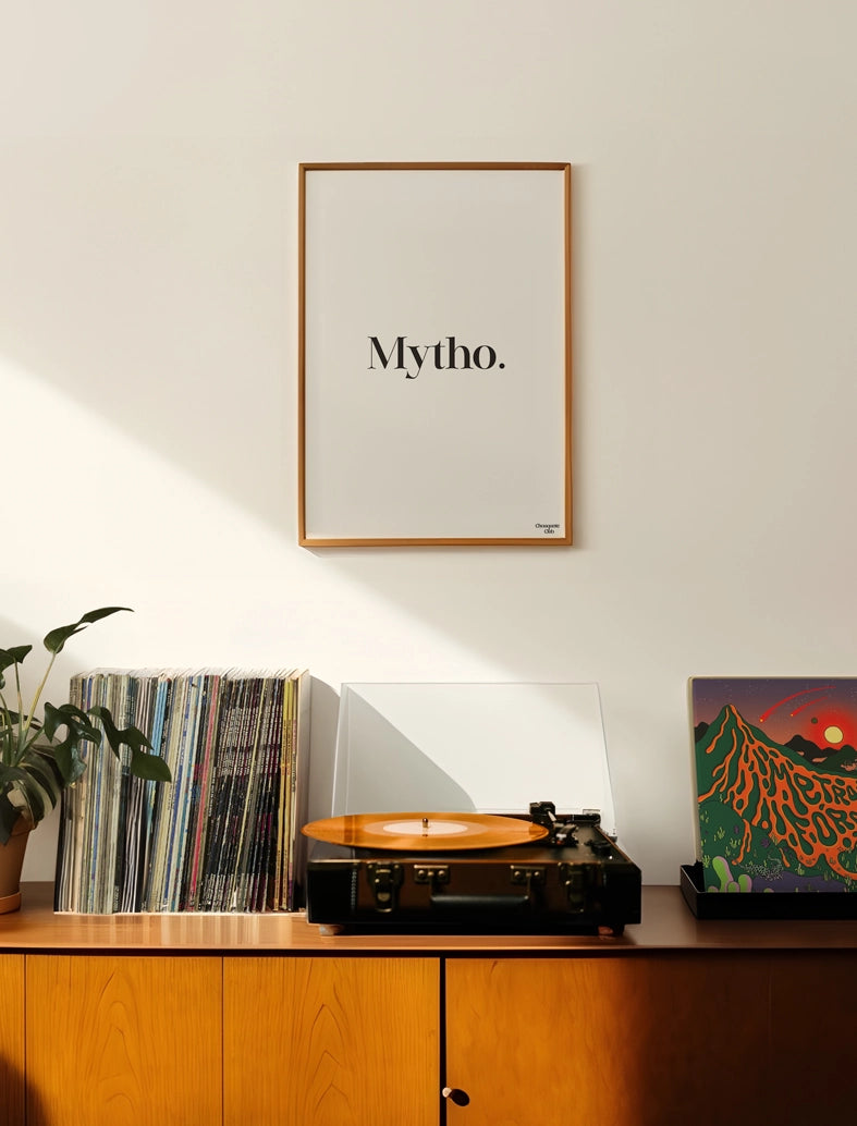 affiche moderne salon vintage