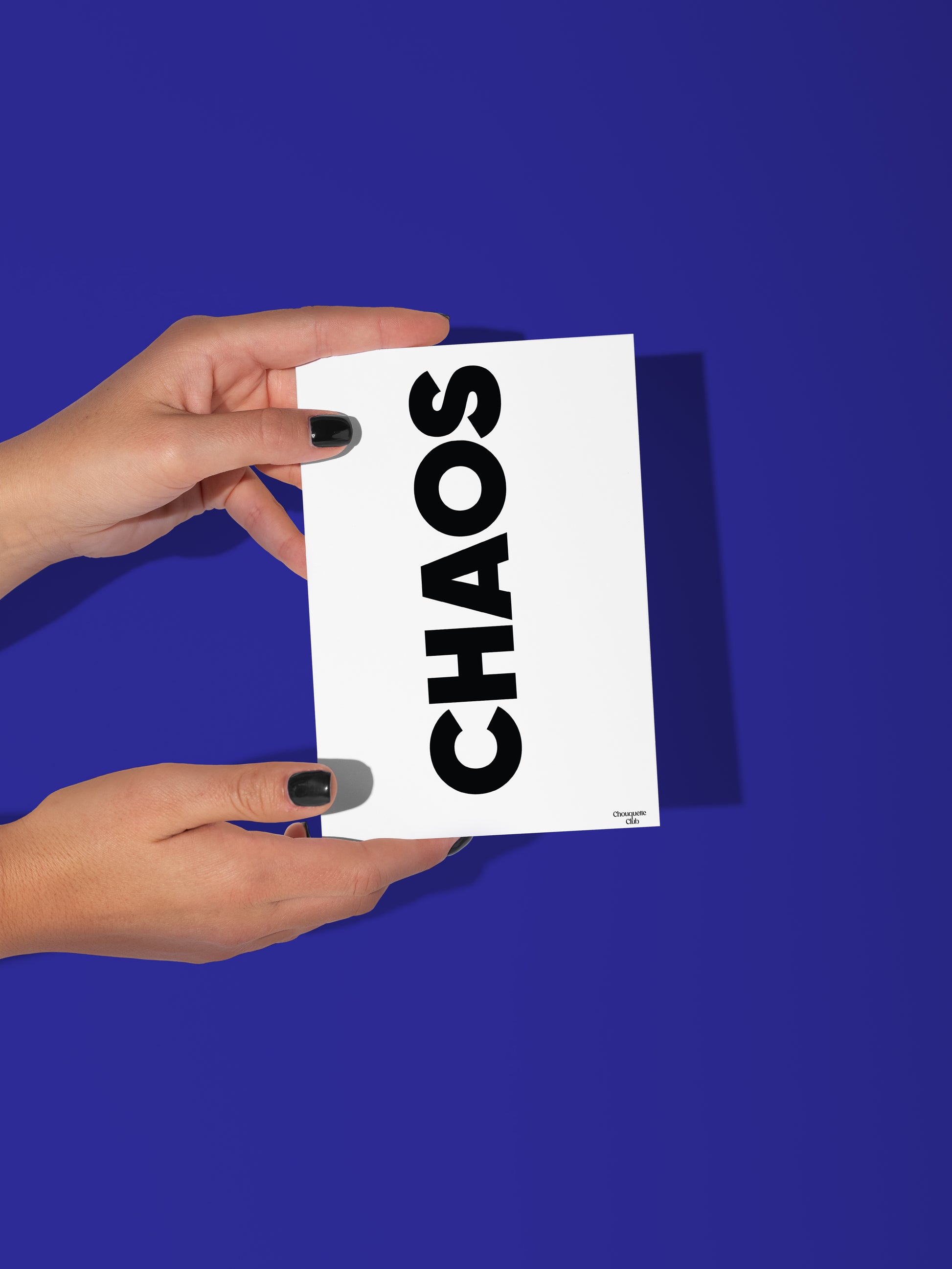 Carte postale "chaos"