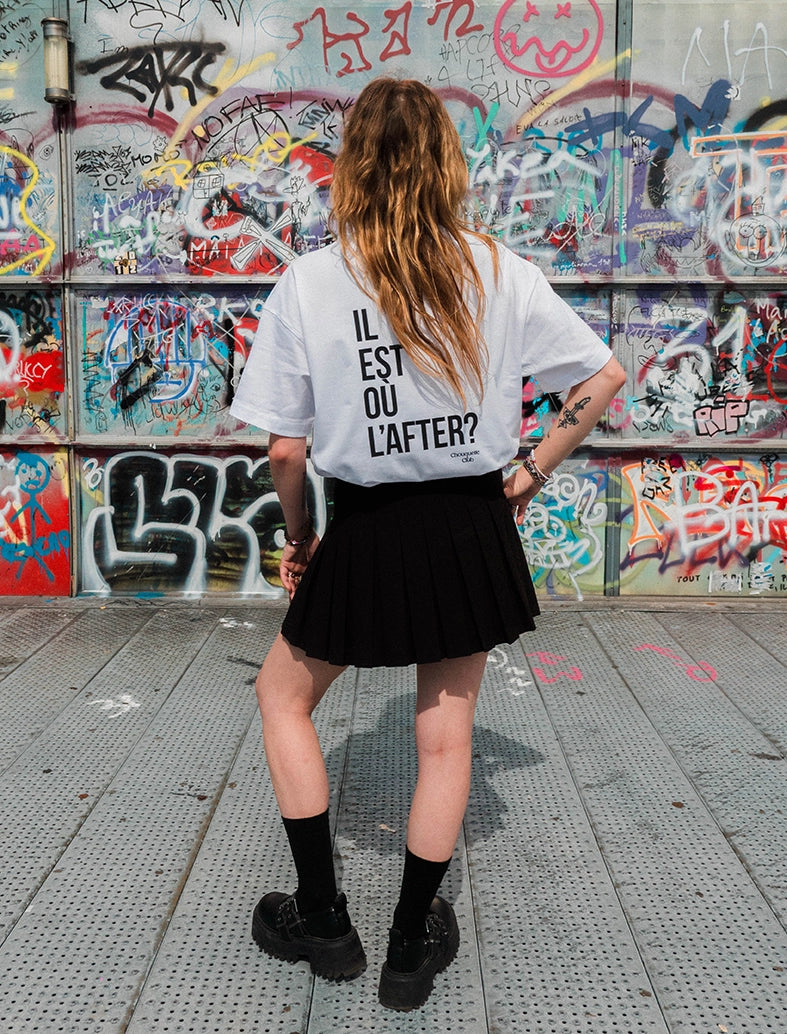 Tee-shirt femme "Il est où l'after?" Chouquette Club