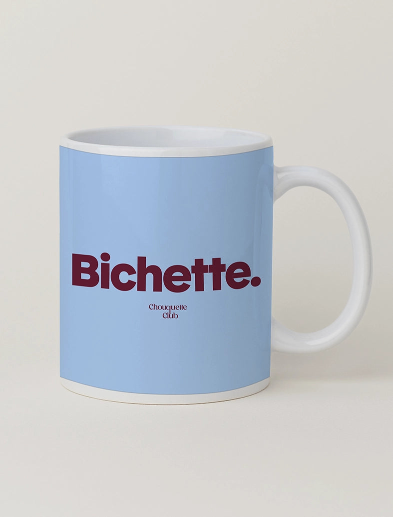 Mug "Bichette"bordeaux et bleu