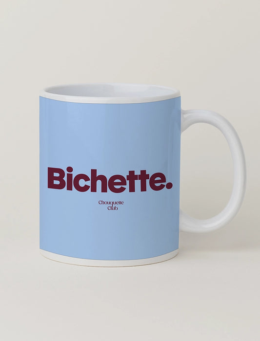 Mug "Bichette"bordeaux et bleu