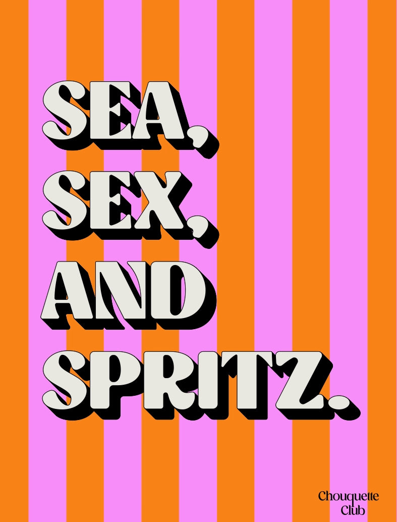 Sea,sex and spritz rose et orange